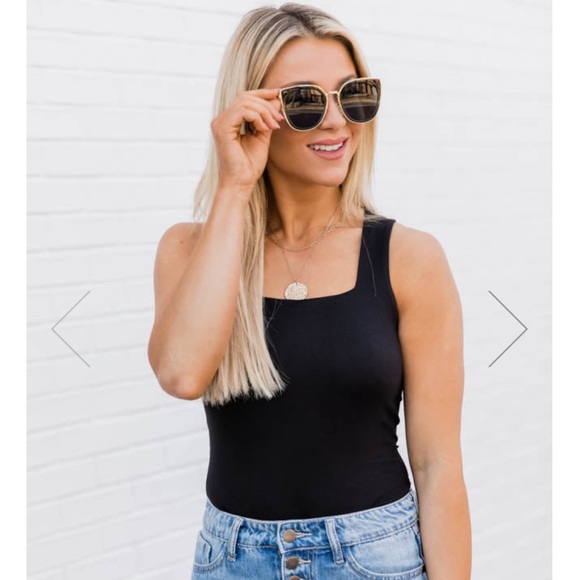 Pink Lily- Everlasting Hope Black Bodysuit - Picture 5 of 14